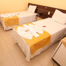 hotel em altamira - quarto duplo